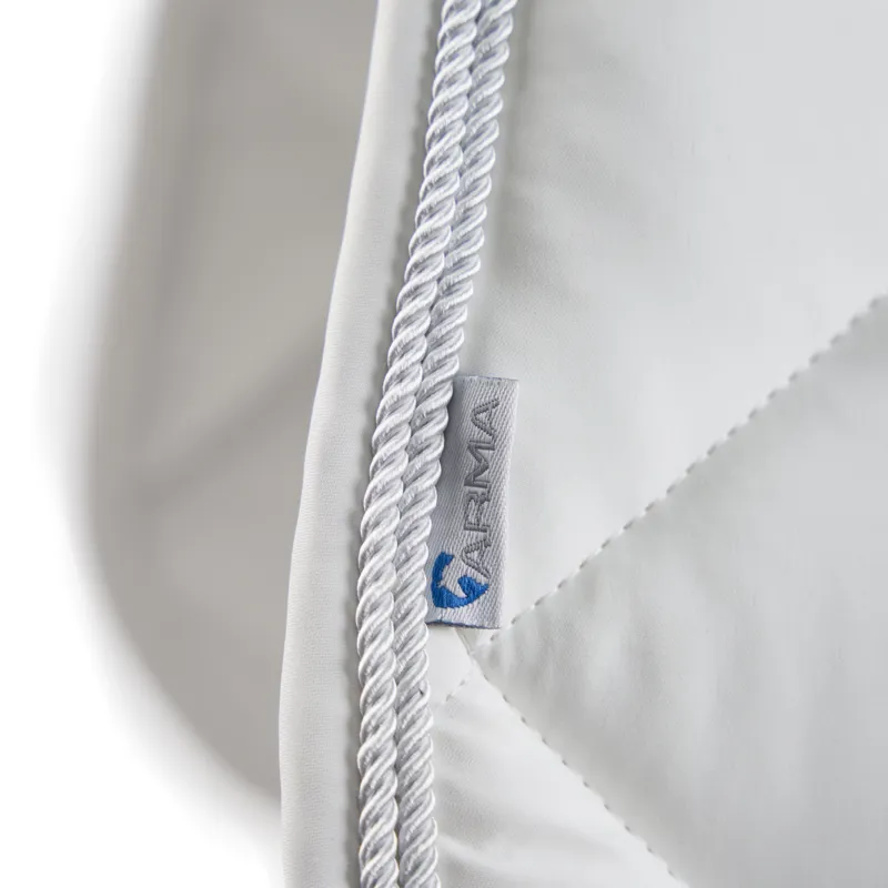 Shires ARMA Classic Dressage Saddlecloth - White-2