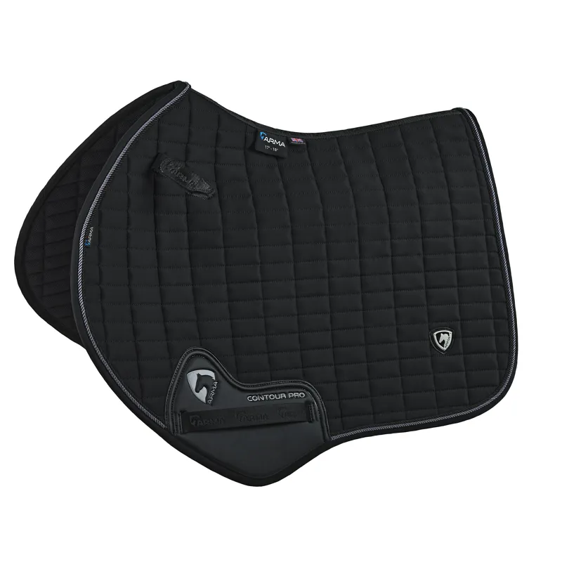 Shires ARMA Classic Jump Saddlecloth - Black
