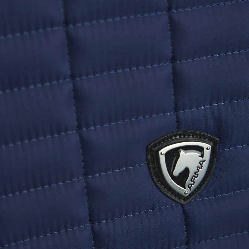 Shires ARMA Classic Jump Saddlecloth - Navy-4