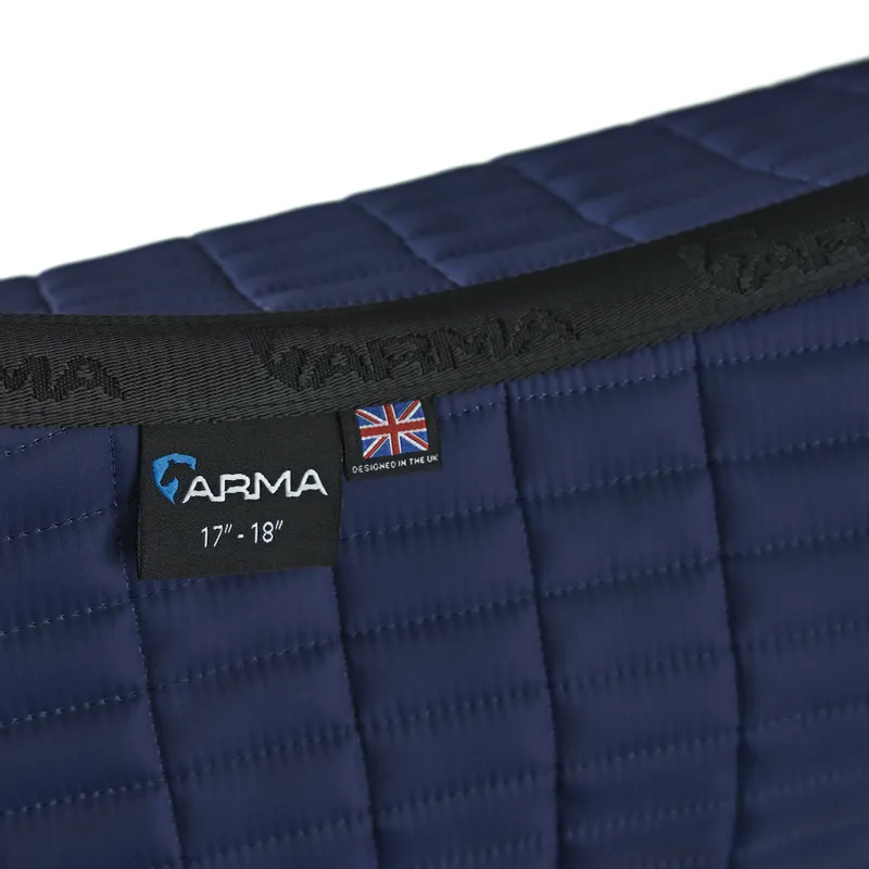 Shires ARMA Classic Jump Saddlecloth - Navy-3