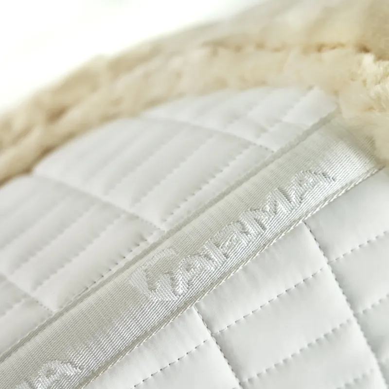 Shires ARMA Classic Half Pad - White-5