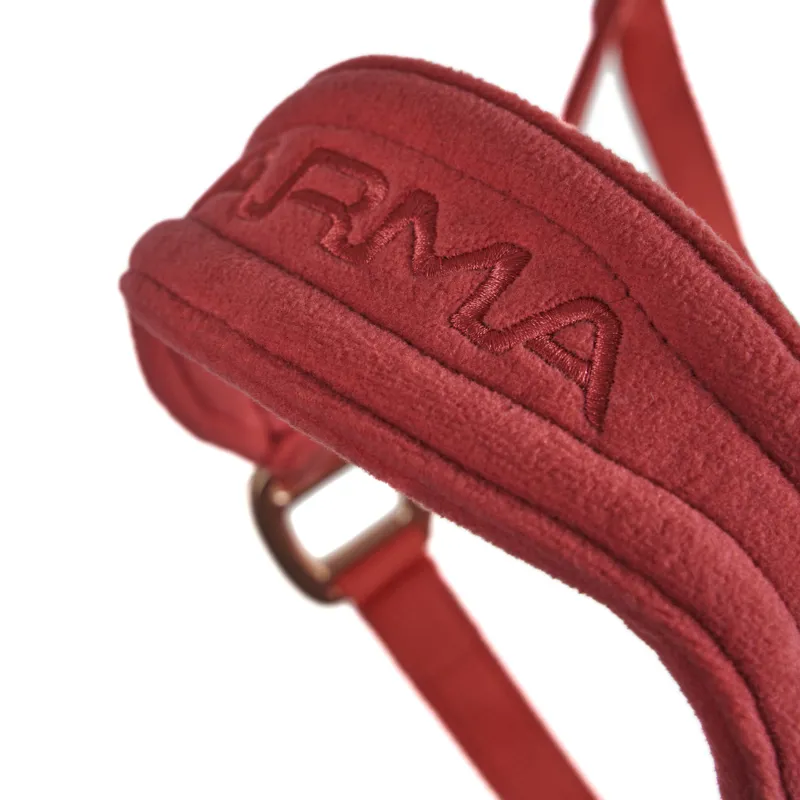 Shires ARMA Comfy Fleece Headcollar and Leadrope - Coral-2