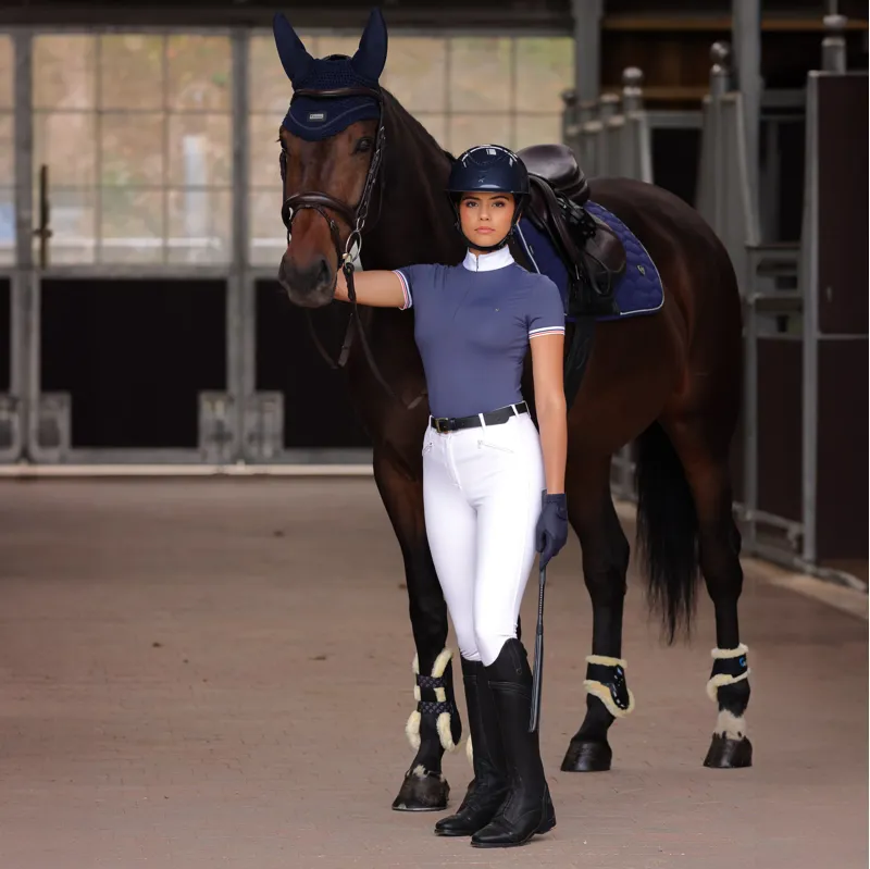 Shires Aubrion Arcaster Show Shirt - Navy-5