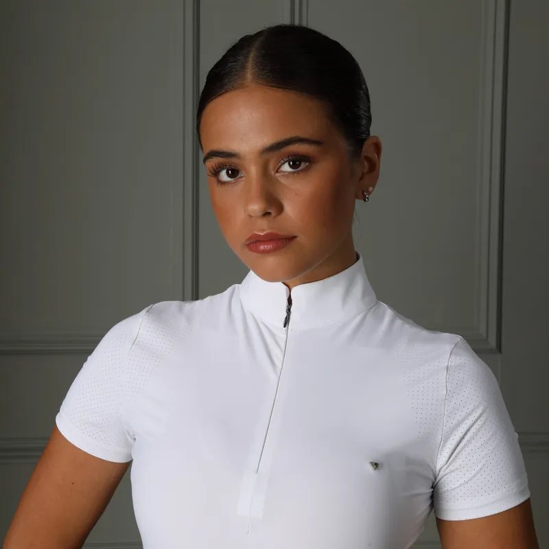 Shires Aubrion Walston Show Shirt - White-2