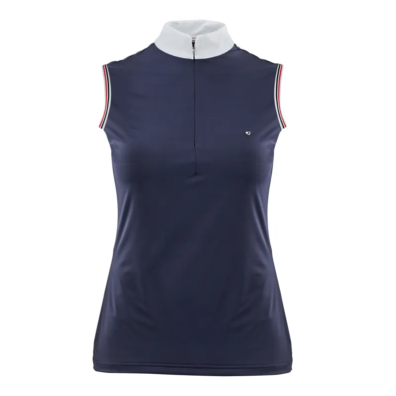 Shires Aubrion Children's Arcaster Sleeveless Shirt - Navy