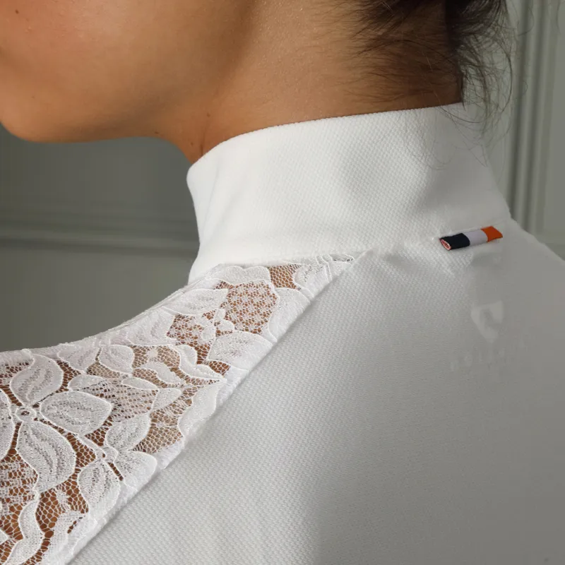 Shires Aubrion Children's Ambel Show Shirt - White-2