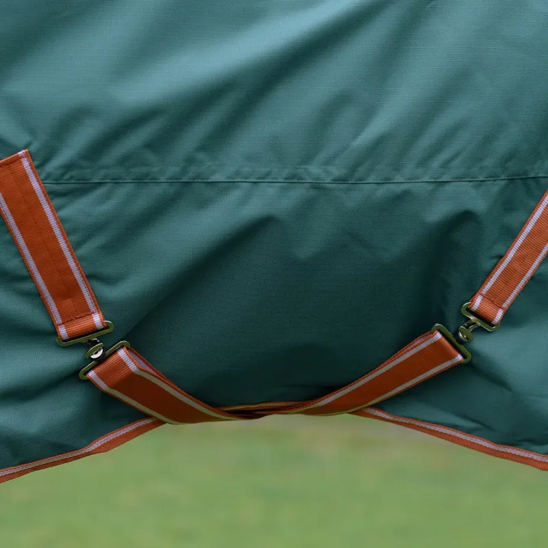 WeatherBeeta ComFiTec Tyro 50g Standard Neck Turnout Rug Plus - Green-3