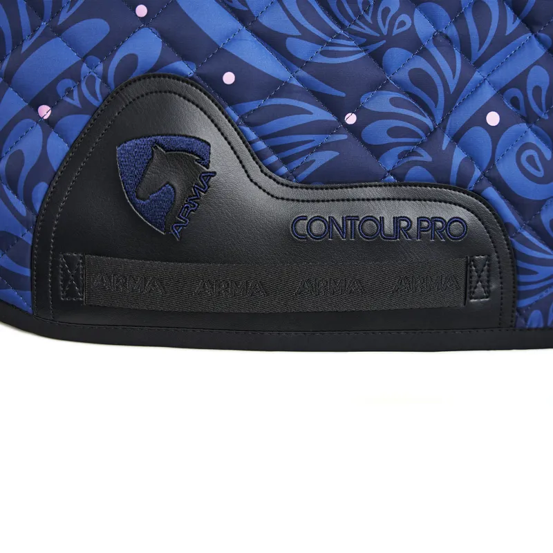 Shires ARMA Hyde Park Saddlecloth - Navy Paisley -2