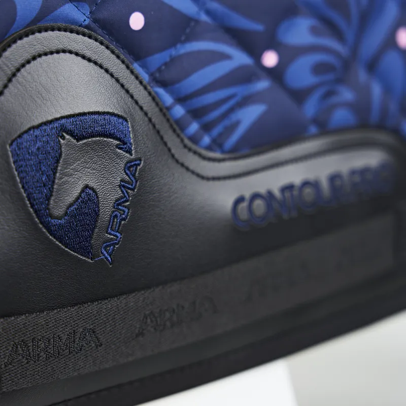 Shires ARMA Hyde Park Saddlecloth - Navy Paisley -3