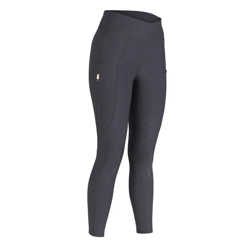 Shires Aubrion Lancaster Riding Tights - Black-2