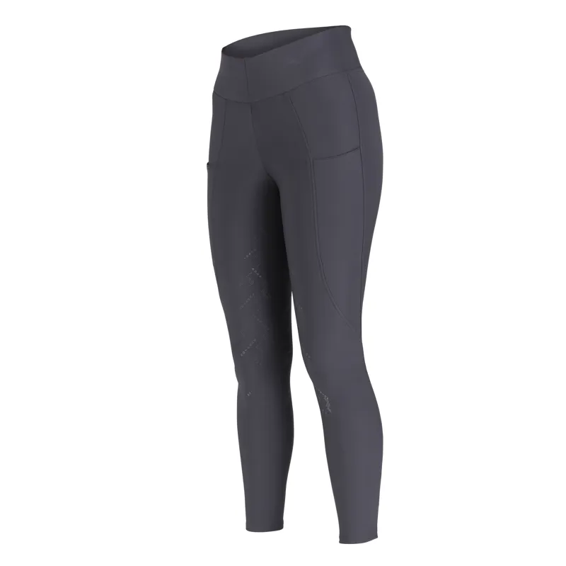 Shires Aubrion Lancaster Riding Tights - Black-1
