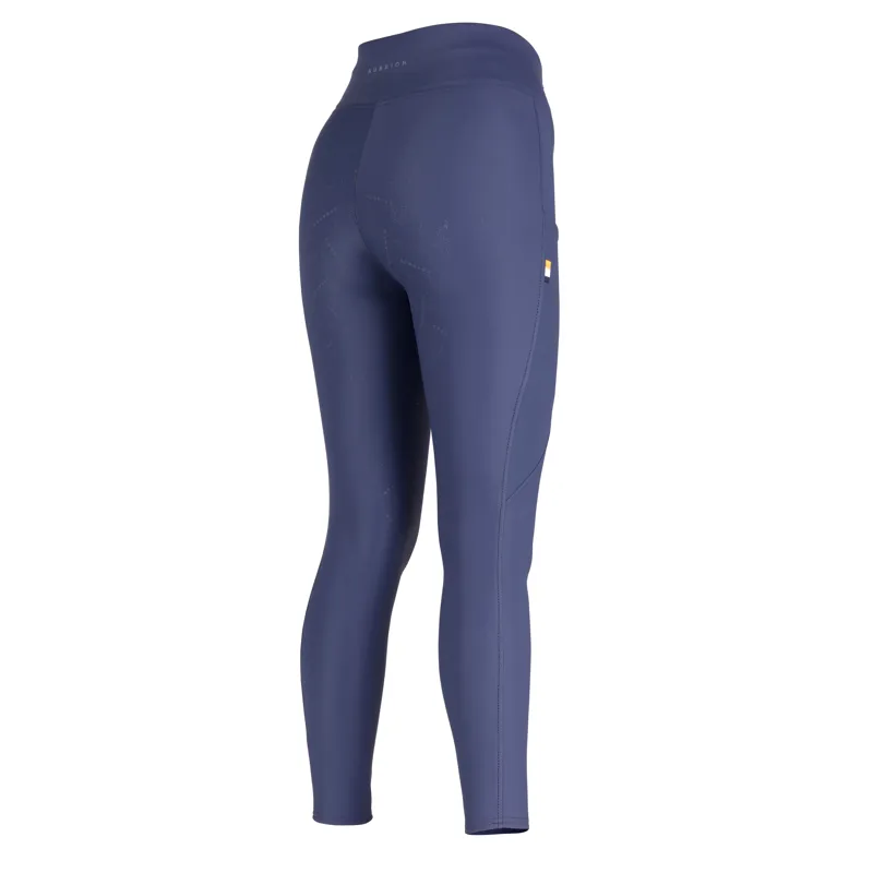 Shires Aubrion Lancaster Riding Tights - Navy-3