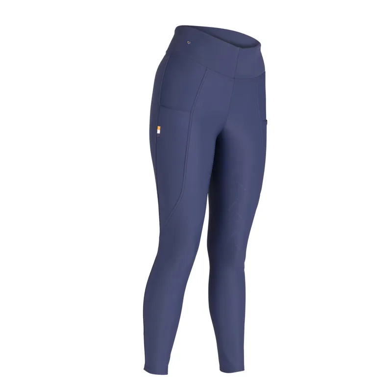 Shires Aubrion Lancaster Riding Tights - Navy-2
