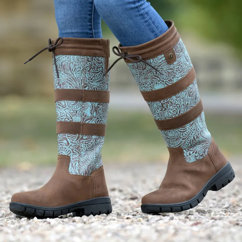 Dublin Whitam Boots - Brown/Turquoise-1