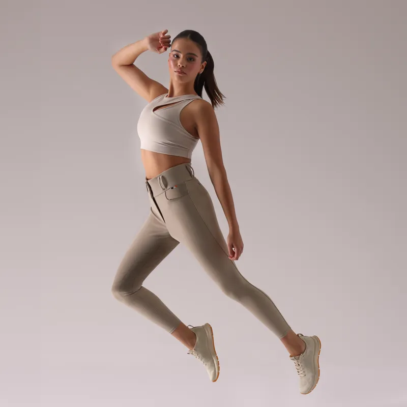 Shires Aubrion Optima Pro Breeches - Beige-4