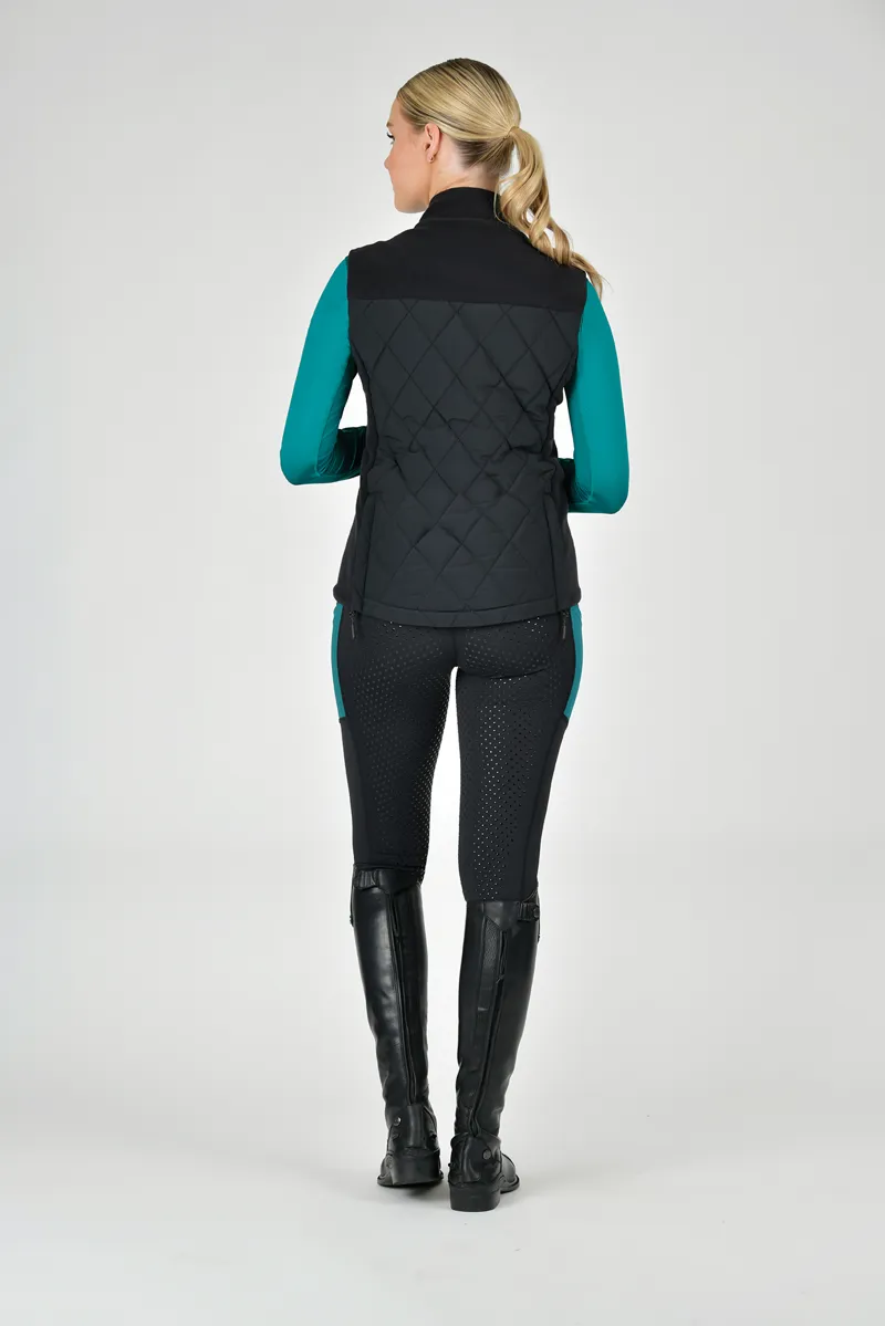 Dublin Quinn Quilted Bodywarmer - Black-2