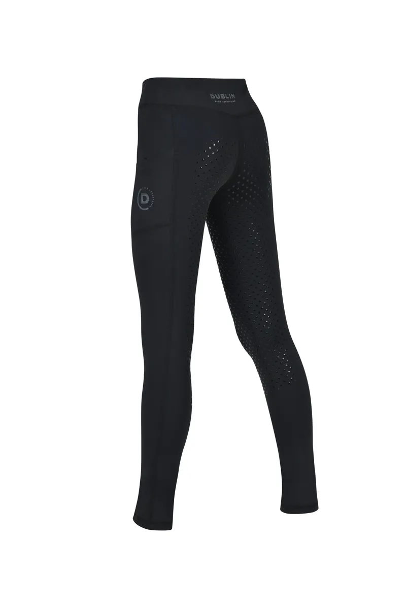 Dublin Children's Everyday Riding Tights - Black-1