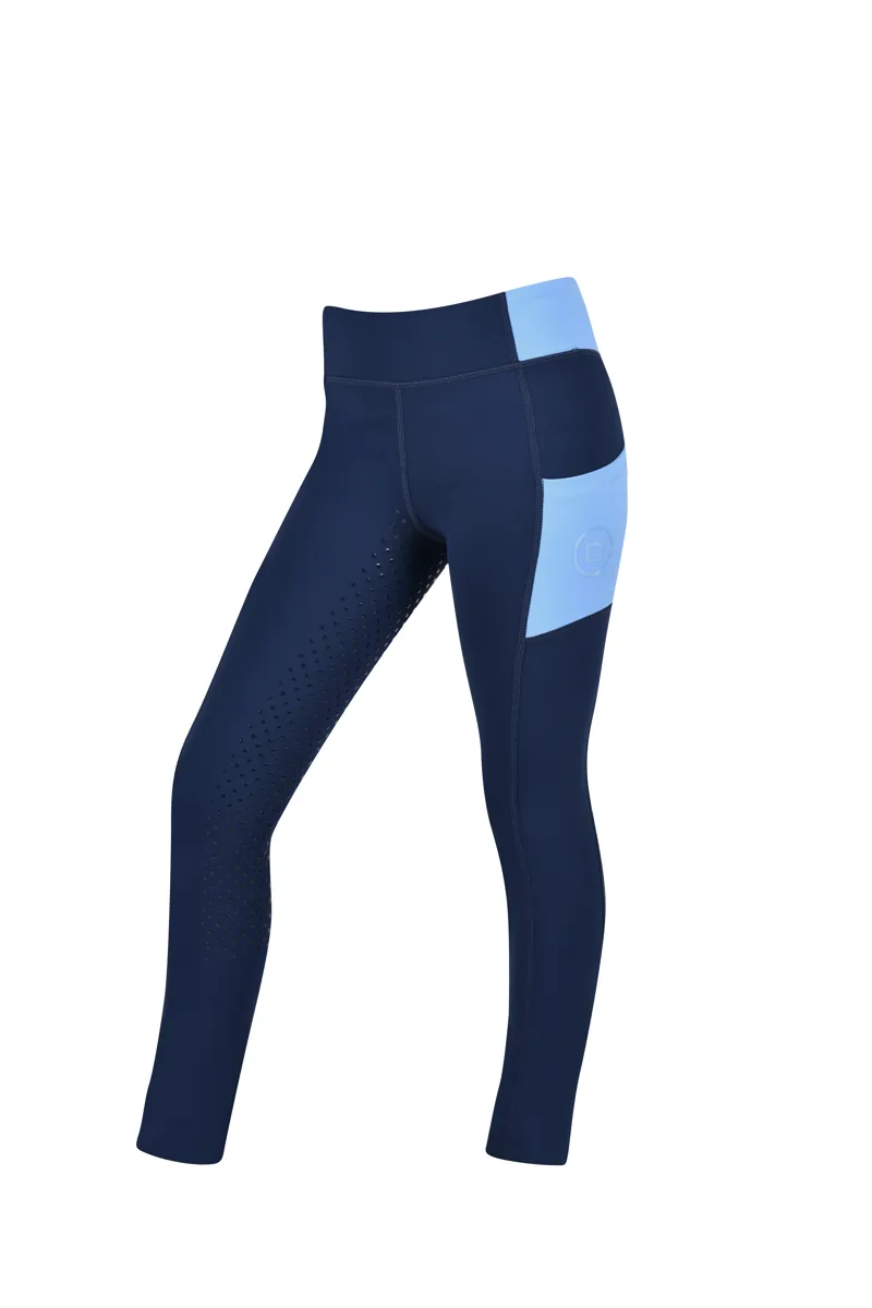 Dublin Childrens Everyday Riding Tights - Naval Academy/Coastal Blue