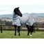 WeatherBeeta ComFiTec Hexi Shield Combo Neck Fly Rug - Silver/Teal Blue