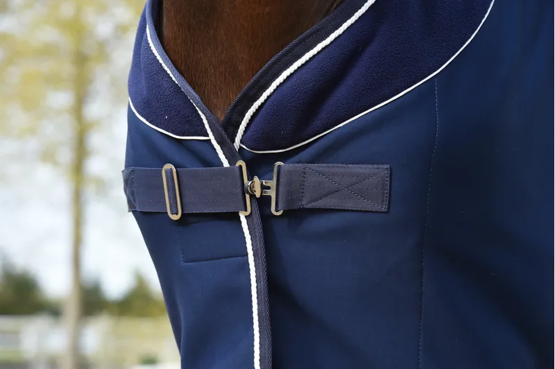 WeatherBeeta Opulence Show Sheet Standard Neck - Navy/White-4