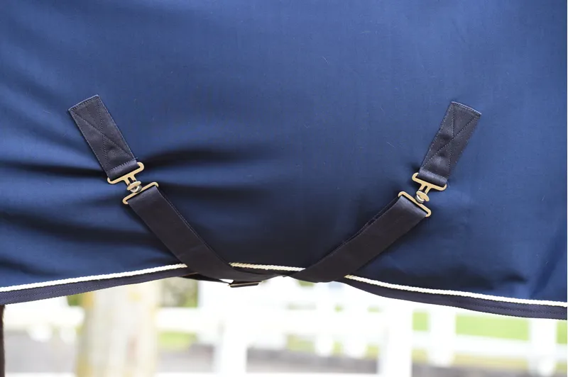 WeatherBeeta Opulence Show Sheet Standard Neck - Navy/White-6