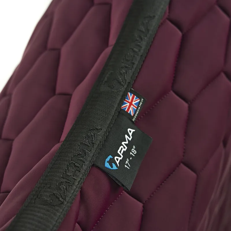 Shires ARMA Eltar GP Saddlecloth - Black Cherry-3