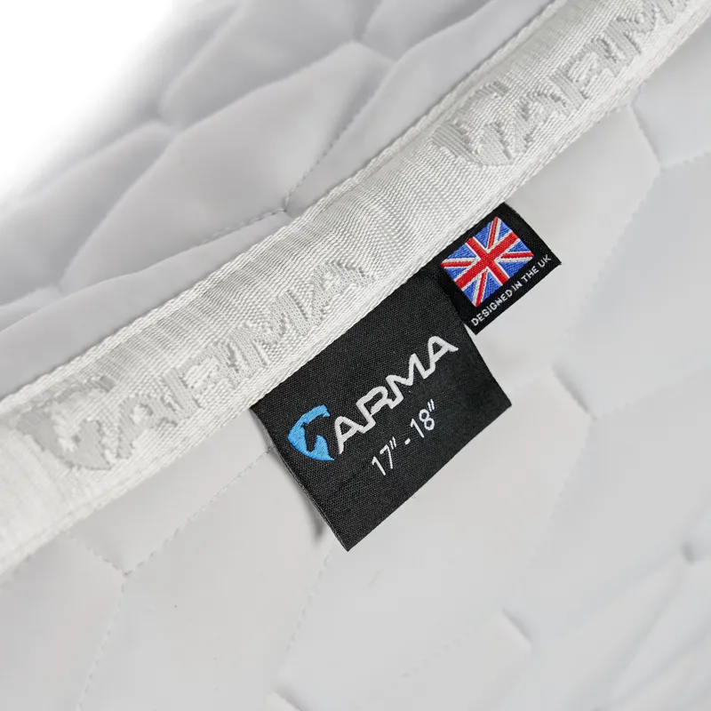 Shires ARMA Eltar GP Saddlecloth - White-4