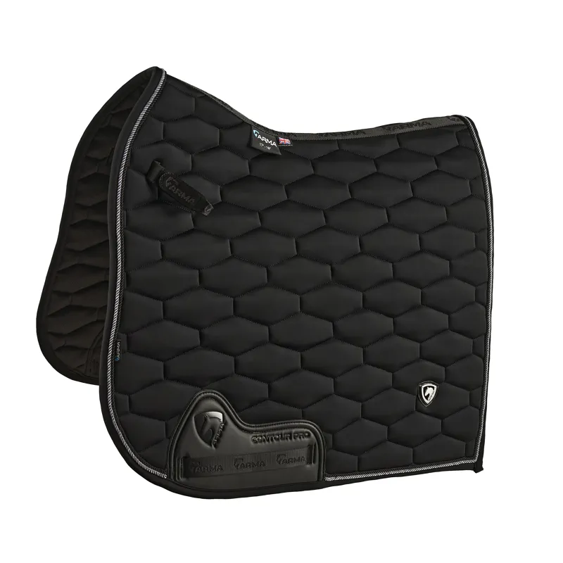 Shires Arma Eltar Dressage Saddlecloth - Black