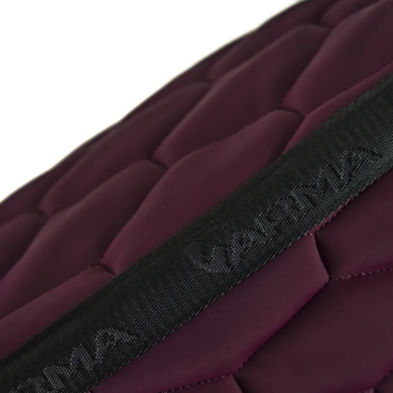 Shires Arma Eltar Dressage Saddlecloth - Black Cherry-3