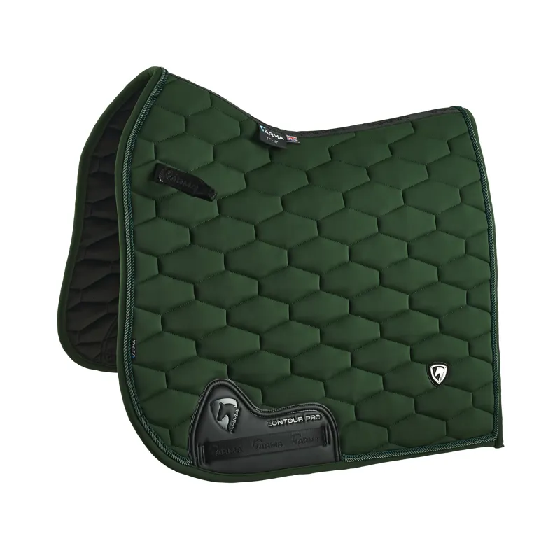Shires Arma Eltar Dressage Saddlecloth - Green