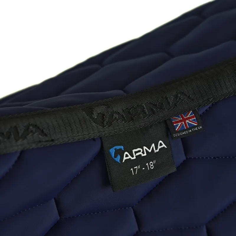 Shires Arma Eltar Dressage Saddlecloth - Navy-2