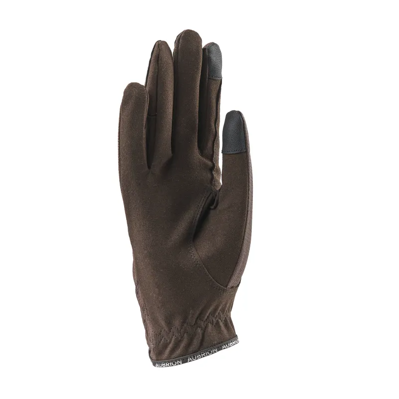 Shires Aubrion Aachen FlexFit Riding Gloves - Brown-1