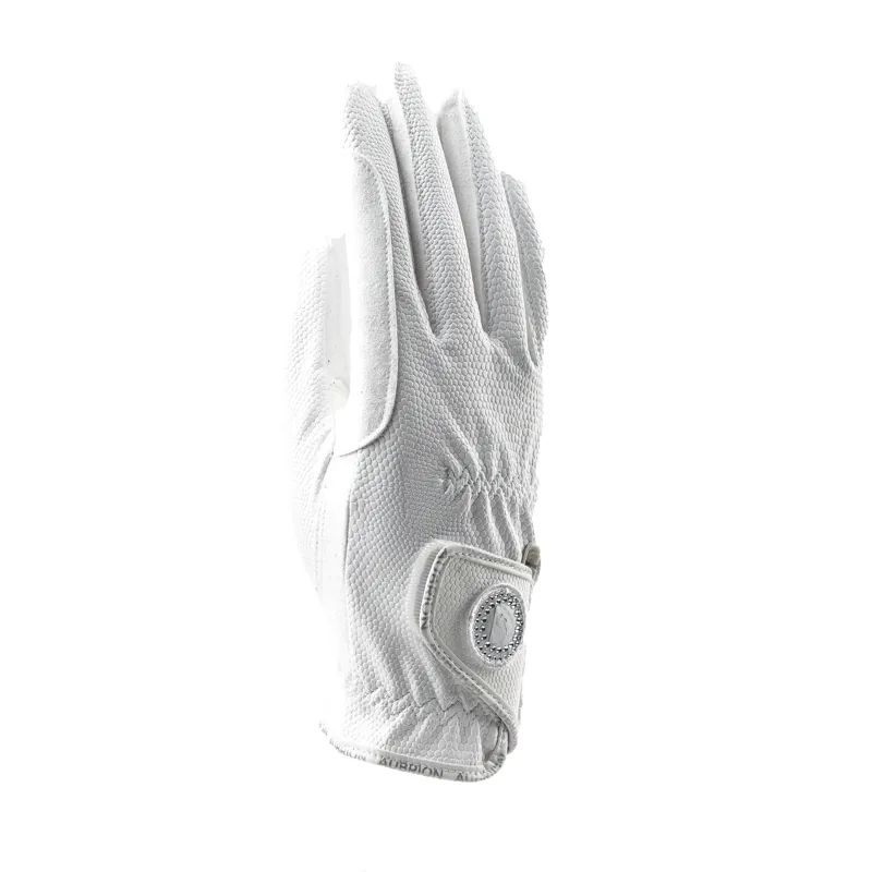 Shires Aubrion Aachen FlexFit Riding Gloves - White