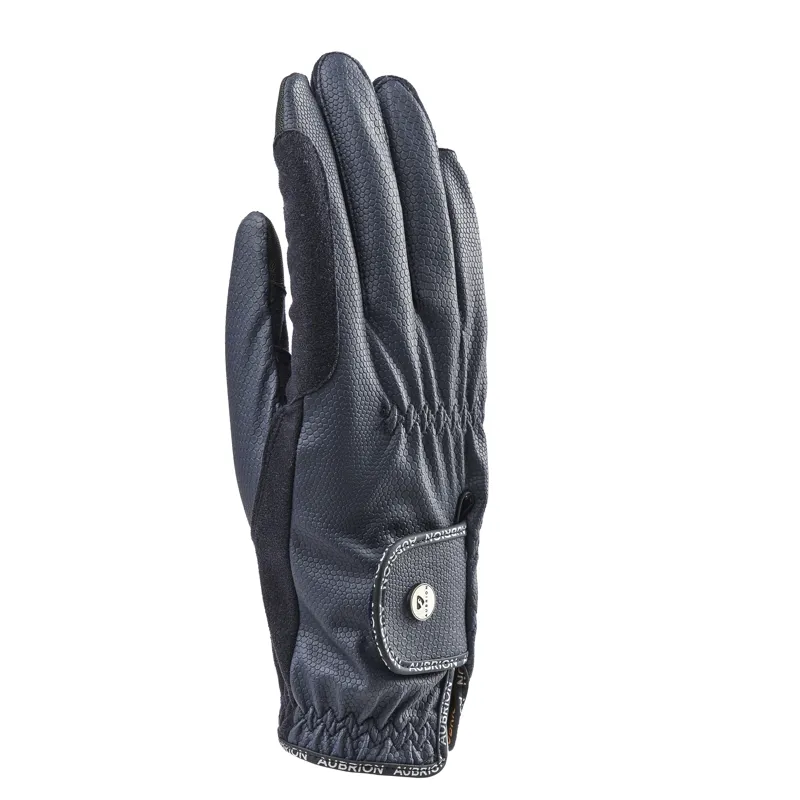 Shires Aubrion Children's Stadium FlexFit Riding Gloves - Navy