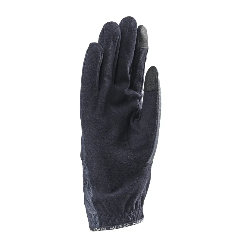 Shires Aubrion Stadium FlexFit Riding Gloves - Navy-1