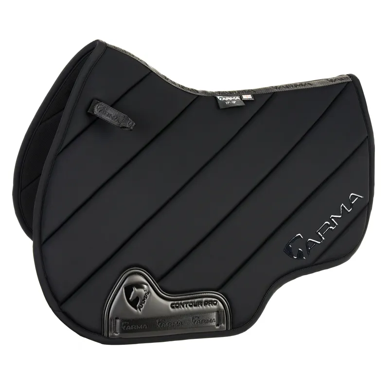 Shires Arma Eltar Euro Cut Saddlecloth - Black