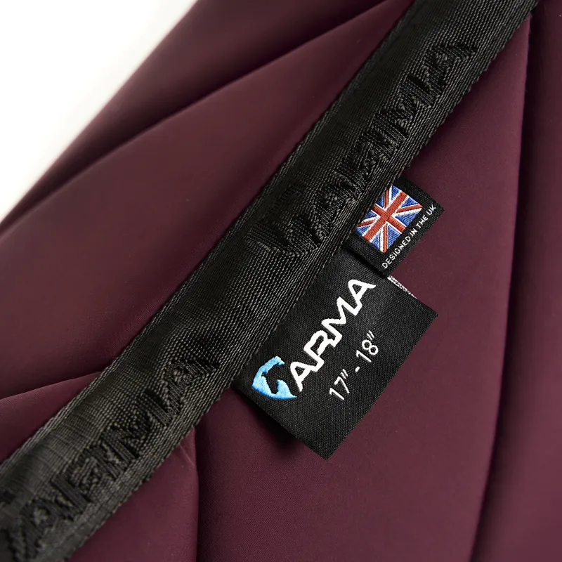 Shires Arma Eltar Euro Cut Saddlecloth - Black Cherry-1