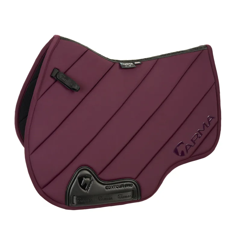 Shires Arma Eltar Euro Cut Saddlecloth - Black Cherry