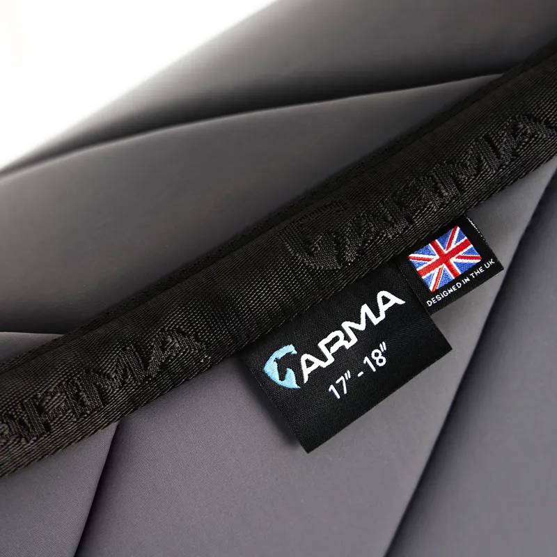 Shires Arma Eltar Euro Cut Saddlecloth - Grey-2