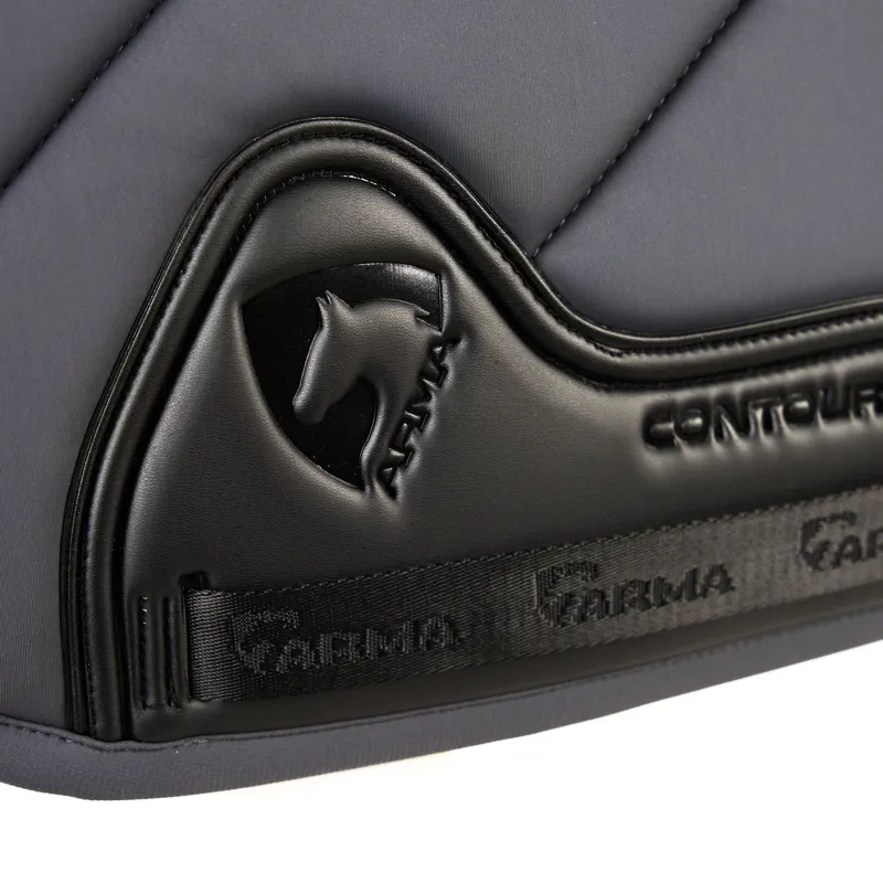 Shires Arma Eltar Euro Cut Saddlecloth - Grey-1