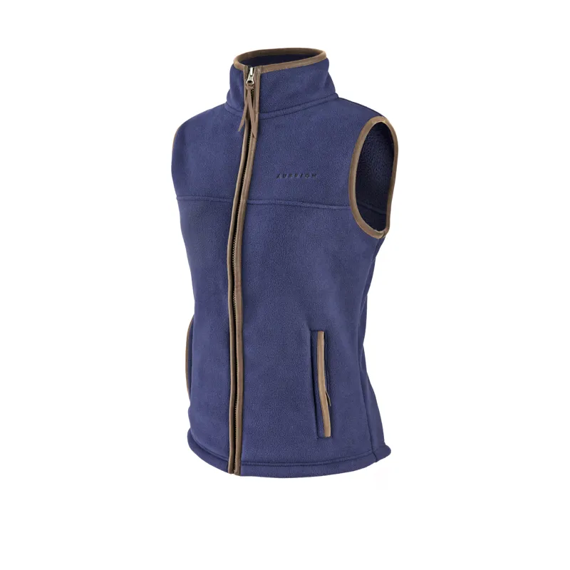 Shires Aubrion Children's Core Fleece Gilet -  Navy-1