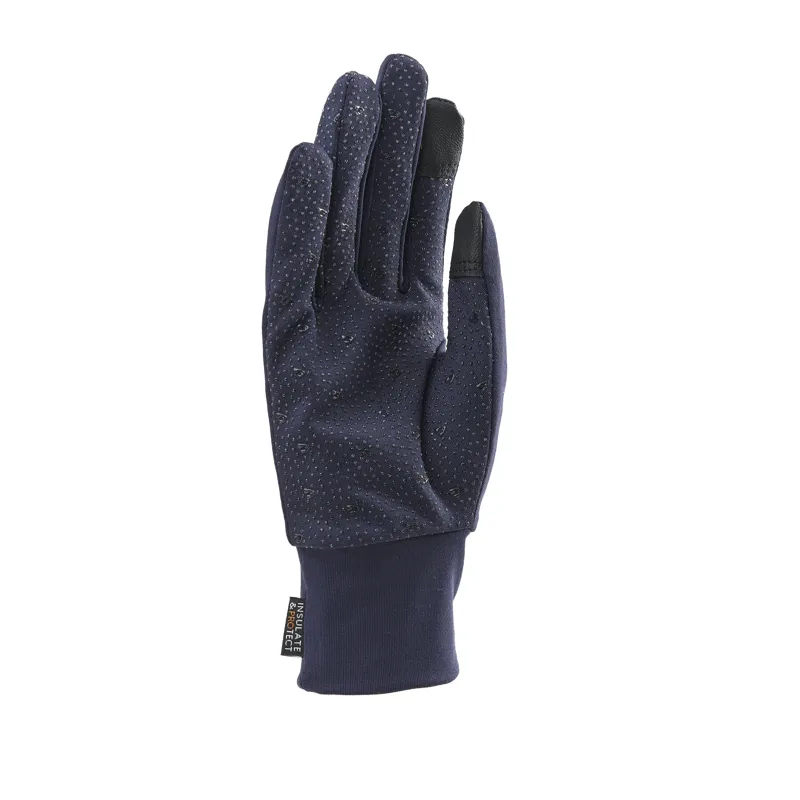 Shires Aubrion Baxter Winter Riding Gloves - Navy-1