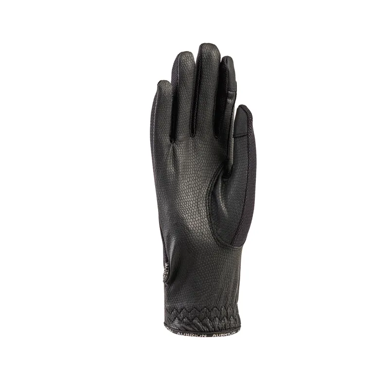 Shires Aubrion Aero Flexfit Riding Gloves - Black-1