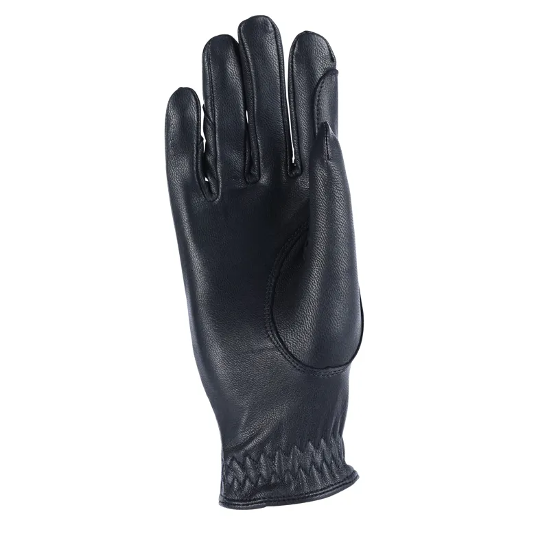 Shires Aubrion Leather Riding Gloves - Black-4