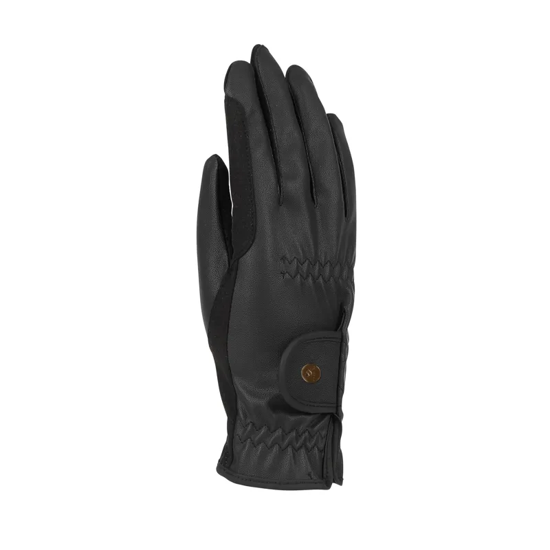 Shires Aubrion Arene FlexFit Childrens Riding Gloves - Black