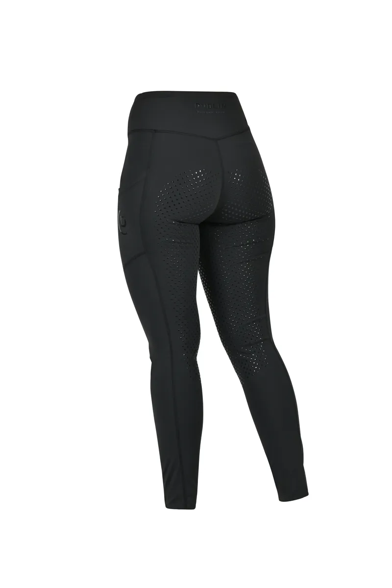 Dublin Curve Everyday Riding Tights - Black-1