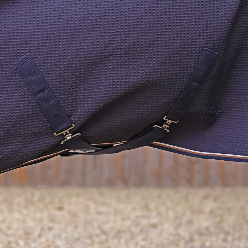 Shires Tempest Original Waffle Rug - Navy-2