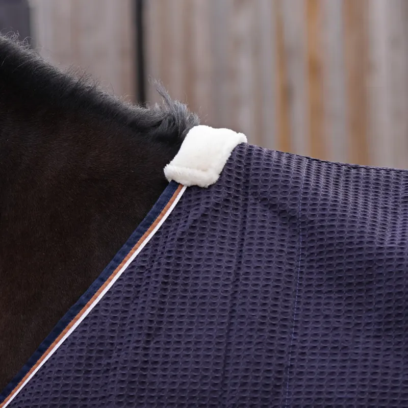 Shires Tempest Original Waffle Rug - Navy-3