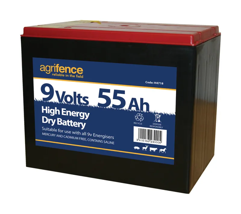 Agrifence 9v-90Ah Dry Battery