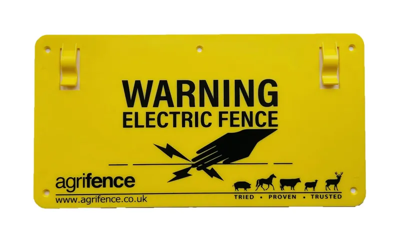 Agrifence Warning Signs - Pack of 3